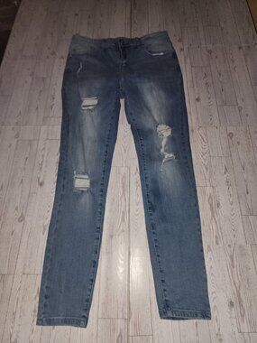 Rhodanthe Super Skinny Jeans Light Wash Stretch Denim Women's Size 12